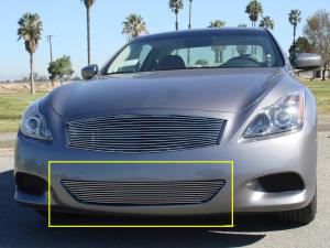 2008-2012 Infiniti G-37 Coupe;;(Will Not Fit IPL Trim Package) T-Rex Bumper Billet Grille Insert - 1 Piece (Will Not Fit IPL Trim Package)