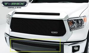 2014 Toyota Tundra T-Rex Billet Grille Bumper Overlay (Black)