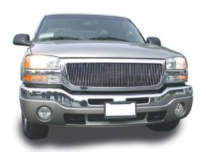 2003-2006 GMC Sierra T-Rex Vertical Billet Grille Insert (67 Bars) 