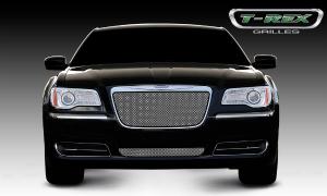 2011-2012 Chrysler 300 T-Rex Sport Series Formed Mesh Grille - Stainless Steel - Triple Chrome Plated