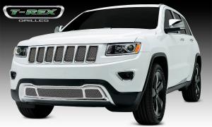 14-15 Jeep Grand Cherokee T-Rex Sport  Series Mesh Grille - Chrome, Stainless