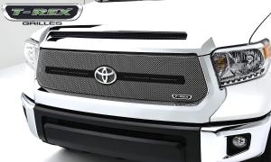 2014 Toyota Tundra T-Rex Sport Series Replacement Billet Grille with Logo Bar (Triple Chrome Plated )