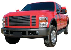 08-10 Ford F-250/F-350 T-Rex Assy Series Grilles Assembly - Polished, Aluminum