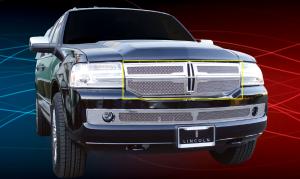 2007-2010 Lincoln Navigator T-Rex OE Grille Assembly Chrome With 4 Piece Upper Class Mesh Grille