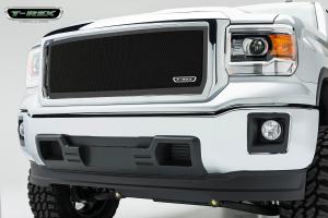 14-15 GMC Sierra T-Rex Upper Class Series Mesh Grille - Black, Stainless