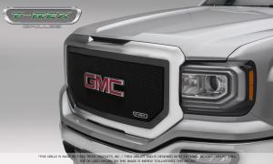 16 GMC Sierra 1500 T-Rex Upper Class Series Mesh Grille - Black, Steel