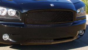 2005-2010 Dodge Charger T-Rex Upper Class Mesh Grille - All Black