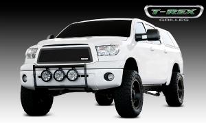 2010-2012 Toyota Tundra T-Rex Upper Class Mesh Grille - All Black With Formed Mesh - Insert (No Logo)