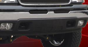 2003-2006 Chevrolet Silverado T-Rex Upper Class Bumper Mesh Grille - All Black (Mesh Only - No Frame) 