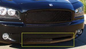 2005-2010 Dodge Charger T-Rex Upper Class Bumper Mesh Grille - All Black