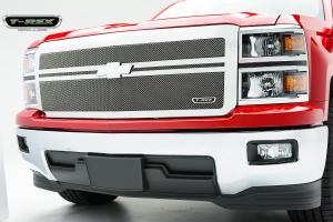 14-15 Chevrolet Silverado 1500 T-Rex Upper Class Series Mesh Grille - 2 Bars, Stainless