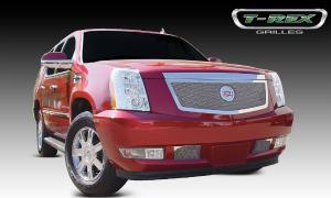 2007-2012 Cadillac Escalade, EXT, ESV T-Rex Upper Class Polished Stainless Mesh Grille With Recessed Logo Area