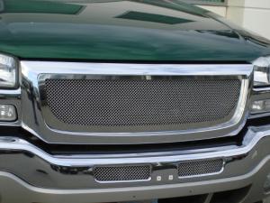 2003-2006 GMC Sierra T-Rex Upper Class Polished Stainless Mesh Grille 