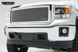 14-15 GMC Sierra 1500 T-Rex Upper Class Series Mesh Grille - Polished, Steel