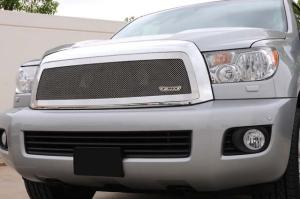 2008-2012 Toyota Sequoia T-Rex Upper Class Polished Stainless Mesh Grille - 1 Piece