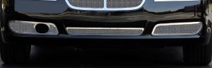 2011-2012 Chrysler 300 With Adaptive Cruise T-Rex Upper Class Polished Stainless Bumper Mesh Grilles - 2 Piece - Fits vehicles With Adaptive Cruise Only