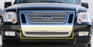 2006-2010 Ford Explorer Sport Trac T-Rex Upper Class Polished Stainless Bumper Mesh Grille 