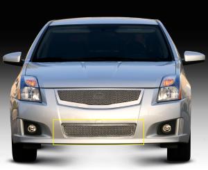 2008-2012 Nissan Sentra 2.0 SR, SE-R T-Rex Upper Class Polished Stainless Mesh Bumper