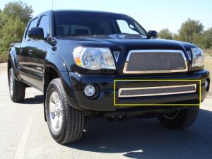 2005-2011 Toyota Tacoma T-Rex Upper Class Polished Stainless Bumper Mesh Grille (Except X-Runner)