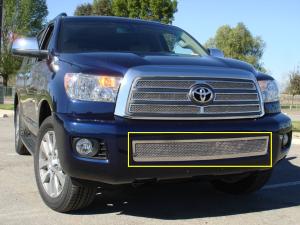 2008-2012 Toyota Sequoia T-Rex Upper Class Polished Stainless Bumper Mesh Grille 