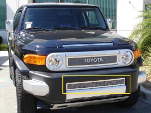 2007-2012 Toyota FJ Cruiser T-Rex Upper Class Polished Stainless Bumper Mesh Grille 