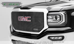 16 GMC Sierra 1500 T-Rex Laser Billet Series Grille - Polished, Aluminum