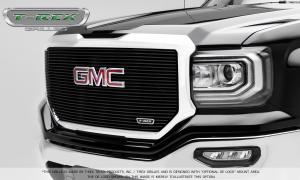 16 GMC Sierra 1500 T-Rex Laser Billet Series Grille - Horizontal Bars, Aluminum