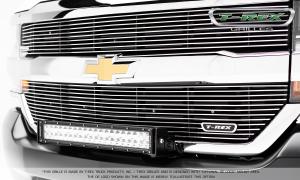 16 Chevrolet Silverado 1500 T-Rex Laser Billet Series Grille - Polished, Steel