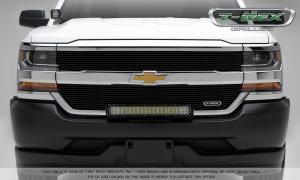 16 Chevrolet Silverado 1500 T-Rex Laser Billet Series Grille - Black, Steel