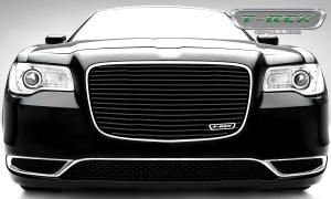 15 Chrysler 300 T-Rex Laser Billet Series Grille - Black, Aluminum