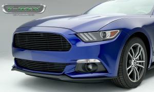 15-16 Ford Mustang T-Rex Laser Billet Series Grille - Black, Aluminum