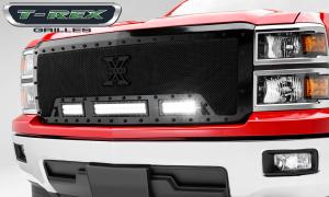 14-15 Chevrolet Silverado 1500 T-Rex Torch Series Grille - Black, Steel