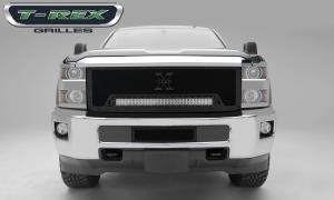 15-16 Chevrolet Silverado HD T-Rex Torch Series Grille - Black, Steel