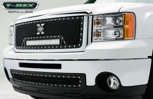 07-13 GMC Sierra T-Rex Torch Series Grille - Black, Steel