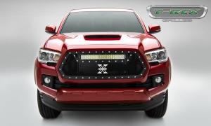 16 Toyota Tacoma T-Rex Torch Series Grille - Black, Steel