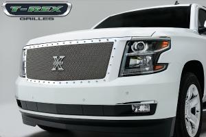 15-16 Chevrolet Suburban/Tahoe T-Rex X-Metal Series Mesh Grille - Polished, Stainless