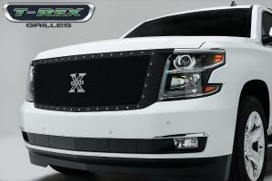 15-16 Chevrolet Suburban/Tahoe T-Rex X-Metal Series Studded Mesh Grille - Black, Steel