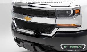 16 Chevrolet Silverado T-Rex X-Metal Series Grilles - Black, Steel