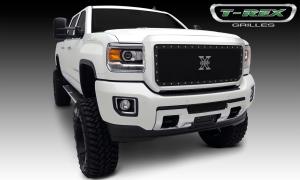 15-16 GMC Sierra HD T-Rex X-Metal Series Mesh Grille - Black, Steel