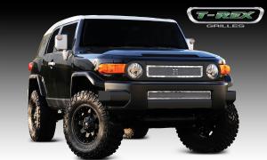 2005-2012 Toyota FJ Cruiser T-Rex X-Metal Series - Studded Main Grille - Polished SS