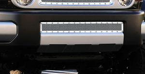 2005-2012 Toyota FJ Cruiser T-Rex X-Metal Series - Studded Bumper Grille - Polished SS 