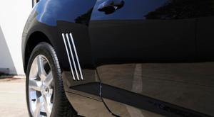 10-13 Chevrolet Camaro T-Rex DEF Series Quarter Panel Side Vents - Chrome