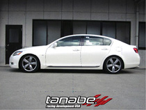 06-07 GS300 RWD (Lowering F/R: 1.9 / 1.6), 06-07 GS430 (Lowering F/R: 2.0 / 1.8) Tanabe DF210 Max Lowering Springs