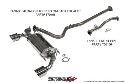 13-14 Subaru BRZ, 13-14 Scion FR-S Revel Medallion Touring-S Exhaust System -- Single Canister, Dual Tip