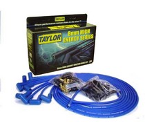 83-89 Mitsubishi Montero 2.6L 4 Cylinder, 83-89 Mitsubishi Starion 2.6L 4 Cylinder, 85-89 Mitsubishi Mighty Max 2.0L, 2.6L 4 Cylinder Taylor Hi-Energy Spark Plug Wires - 8mm Custom 4 Cyl Blue