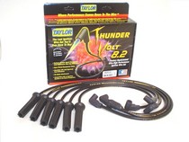 98-03 Gmc S10 2.2L 4 Cylinder, 98-03 Gmc S15 2.2L 4 Cylinder Taylor Thundervolt Spark Plug Wires - 8.2mm Custom 4 Cyl Black