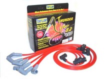 01-08 Ford Ranger 2.3L (D) 4 Cylinder, 01-08 Mazda Tribute 2.3L 4 Cylinder, 03-05 Mazda 3 2.3L 4 Cylinder, 03-05 Mazda 6 2.3L 4 Cylinder Taylor Thundervolt Spark Plug Wires - 8.2mm Custom 4 Cyl Red