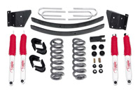 77-79 Ford F-150 Pickup Base,  Super Cab, 78-79 Ford Bronco Base Tuff Country Lift Kit - (4 in.) (Includes Radius Arm Bracket, Tracking Bracket And Hardware, U-Bolts, 4 Degree Bushing Kit, Brake Line Extension Kit, Hardware Bag, Add-A-Leaf)