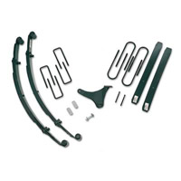 00-04 Ford F-250 Super Duty Pickup Base, 00-04 Ford F-350 Super Duty Pickup Base Tuff Country Lift Kit - (5 in.) (Includes U-Bolts, 5.5 in. Blocks, Track Bar Bracket, Sway Bar End links, Hardware Bag, Add-A-Leaf, Centering Pins)