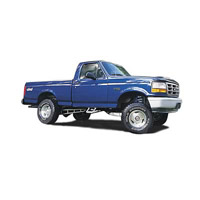 81-96 Ford F-150 Pickup Base,  Super Cab Tuff Country Lift Kit - (6 in.) (Includes 3 in. Add-A-Leaf) Center Pins, 4 in. Iron Blocks, U-Bolts)